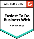 G2: MarketingAutomation EasiestToDoBusinessWith Mid-Market EaseOfDoingBusiness
